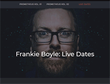Tablet Screenshot of frankieboyle.com
